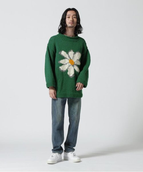 B'2nd(ビーセカンド)/MacMahon Knitting Mills/マクマホンニッティングミルズ　Roll Neck Knit－Flower/img25