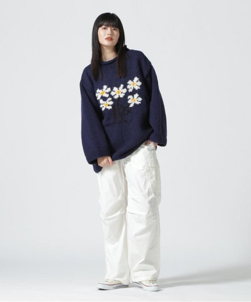 B'2nd(ビーセカンド)/MacMahon Knitting Mills / Roll Neck Knit－5 Flower/img09