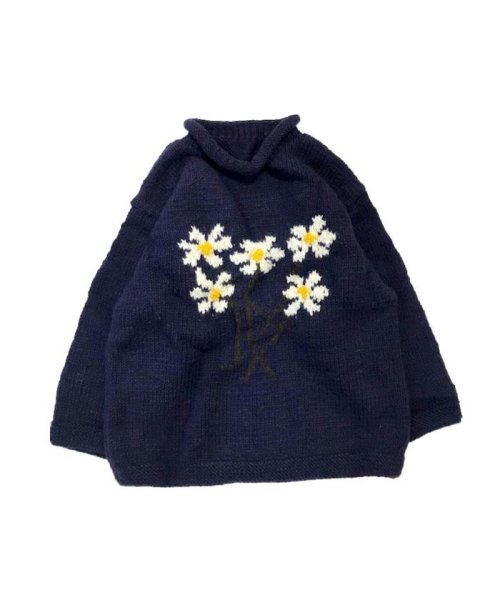 B'2nd(ビーセカンド)/MacMahon Knitting Mills / Roll Neck Knit－5 Flower/img12