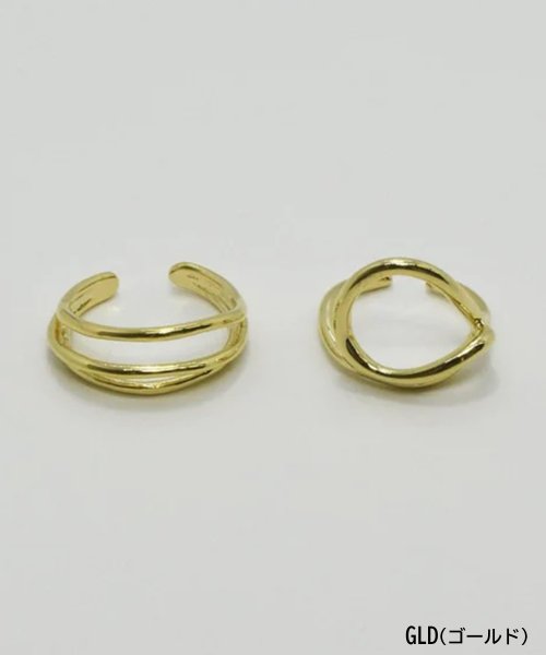 GOLDY(GOLDY)/【GOLDY】リング 指輪 フローリング ライン セット　ゴールド シルバー アクセサリー 真鍮 5210705/img03