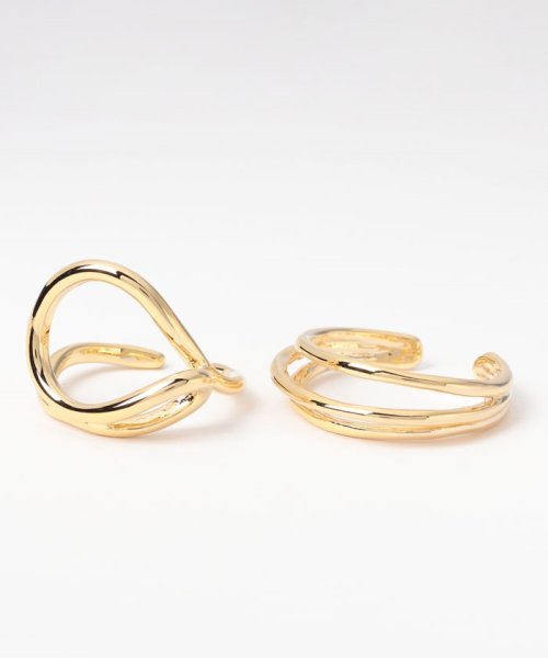 GOLDY(GOLDY)/【GOLDY】リング 指輪 フローリング ライン セット　ゴールド シルバー アクセサリー 真鍮 5210705/img13