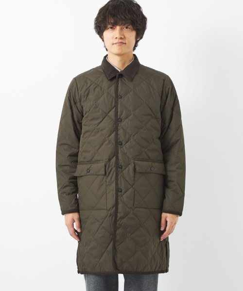 【WEB限定】＜TAION＞シティ パイピング ロング ダウンコート 