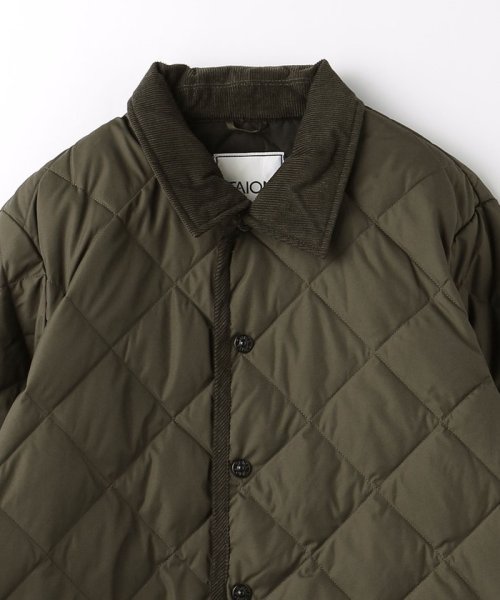 【WEB限定】＜TAION＞シティ パイピング ロング ダウンコート 