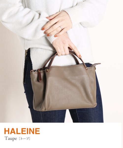 HALEINE(アレンヌ)/[HALEINE] 斜めがけ2WAYレザーショルダーバッグ/img09