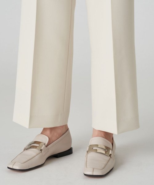 ドライダブルクロス セミワイドフレアパンツ 商品番号：11