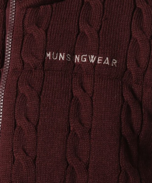 Munsingwear(マンシングウェア)/HEATNAVI 表地ニット中綿ベスト【アウトレット】/img26