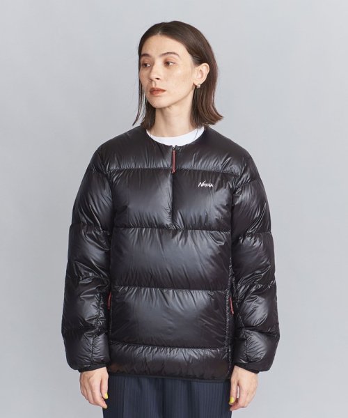 【WEB限定】＜NANGA＞マウンテンロッジ ダウン クルーネック トップ 