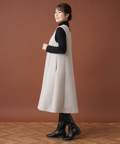 ダイヤ柄ジャンパースカート【my perfect wardrobe】 