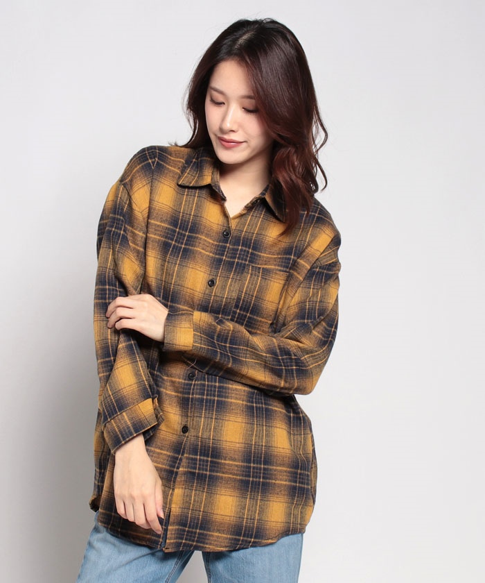 【MAISON BREEZE】リラックス チェックシャツ ネルシャツ KNF037