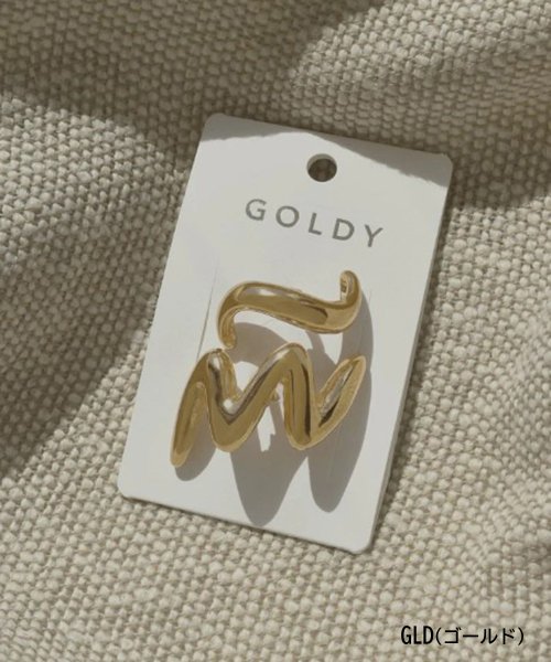 GOLDY(GOLDY)/【GOLDY】カーヴィー & ウェービー メタル セット ヘアカフ シルバー ゴールド オケージョン ヘアアクセ / 6221251/img06