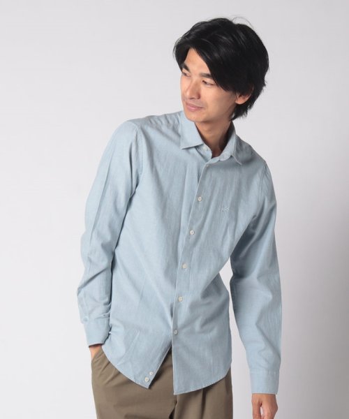 BENETTON (mens)(ベネトン（メンズ）)/ロゴ刺繍コットン長袖シャツ/img22