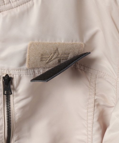 【ALPHA/アルファ】THERMOLITE HOODED RIB JACKET/フーデッドリブジャケット TA1672 ミリタリーブルゾン アウター ALPHA/アルファ HOODED RIB