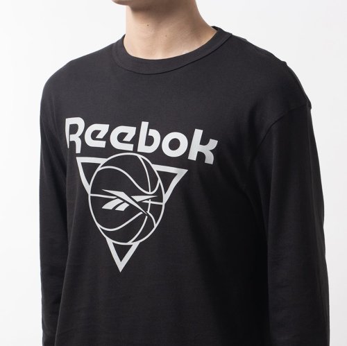 Reebok(Reebok)/バスケットボール シーズナル ロングスリーブ Tシャツ / BB SEASONAL LS TEE /img03