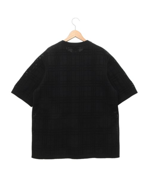 BURBERRY(バーバリー)/バーバリー Tシャツ カットソー トンブリッジ メッシュニット ブラック メンズ BURBERRY 8070317 A1189/img02