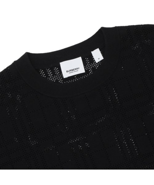 BURBERRY(バーバリー)/バーバリー Tシャツ カットソー トンブリッジ メッシュニット ブラック メンズ BURBERRY 8070317 A1189/img03