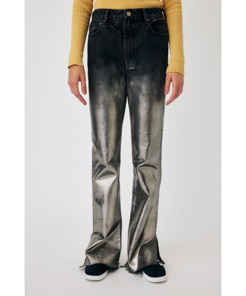 マウジー(moussy) |FOIL PRINT SLIM FLARE(505759130) - MAGASEEK