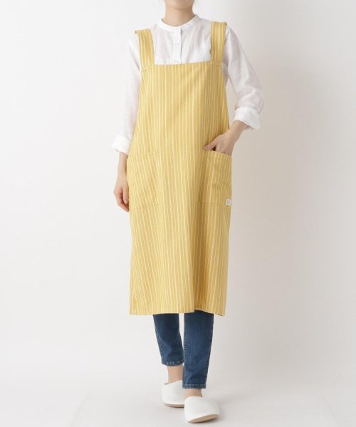 ２１２ＫＩＴＣＨＥＮ　ＳＴＯＲＥ(212キッチンストア)/Simple Stripe フルエプロン YE  ＜212Kオリジナル＞/img09