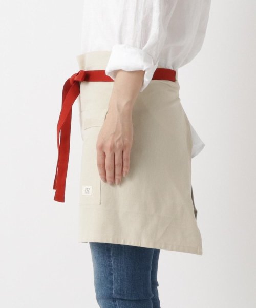 ２１２ＫＩＴＣＨＥＮ　ＳＴＯＲＥ(212キッチンストア)/TWOTONE CANVAS カフェエプロン FOG  ＜212Kオリジナル＞/img02