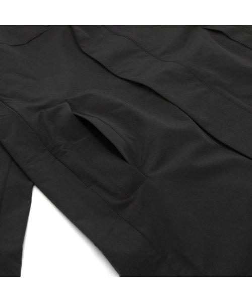 アントラック コート アウター ジャケット ロングコート 秋 冬 UNTRACK 上着 黒 大きいサイズ 撥水 ストレッチ性 薄手 防寒 60071 ×1└ 内蔵　ポケット