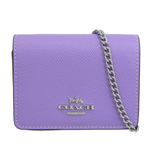 COACH(コーチ)/COACH コーチ MINI WALLET ON A CHAIN  斜めがけ ショルダー ミニ チェーン ウォレット 二つ折り 財布 レザー/img01