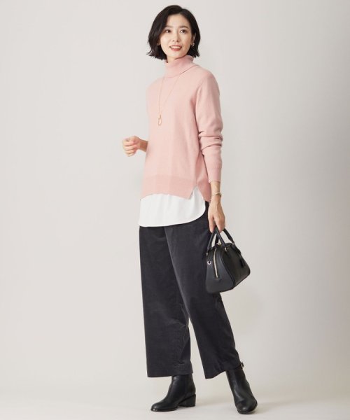 J.PRESS LADIES(J．プレス　レディス)/【洗える】CASHMERE BLEND タートルネック ニット/img06