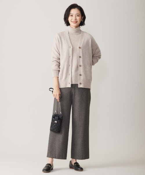 J.PRESS LADIES(J．プレス　レディス)/【洗える】CASHMERE BLEND タートルネック ニット/img10