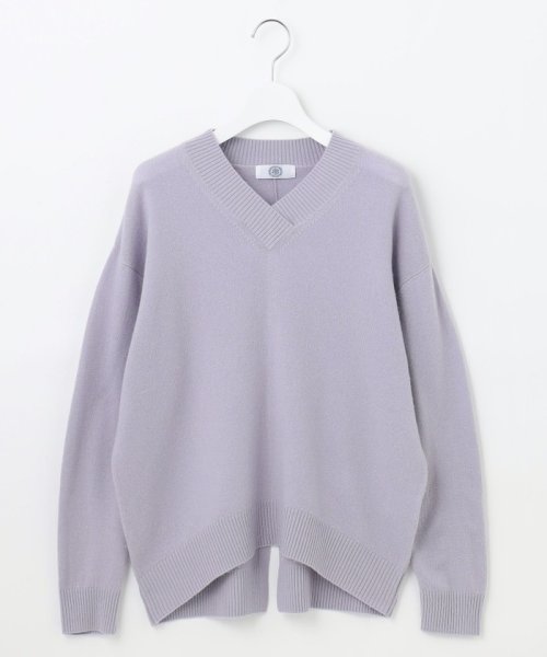 J.PRESS LADIES(J．プレス　レディス)/【洗える】CASHMERE BLEND Vネック ニット/img21