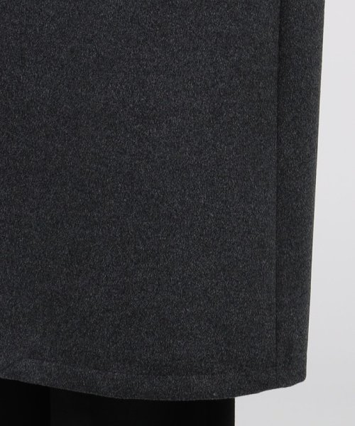 ウールカシミヤ ステンカラーコート 