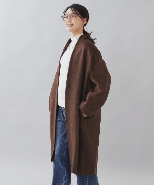 【Liyoca】ヘリンボンシャギー コート 【Liyoca】ヘリンボンシャギー コート U1942965408(14850円)