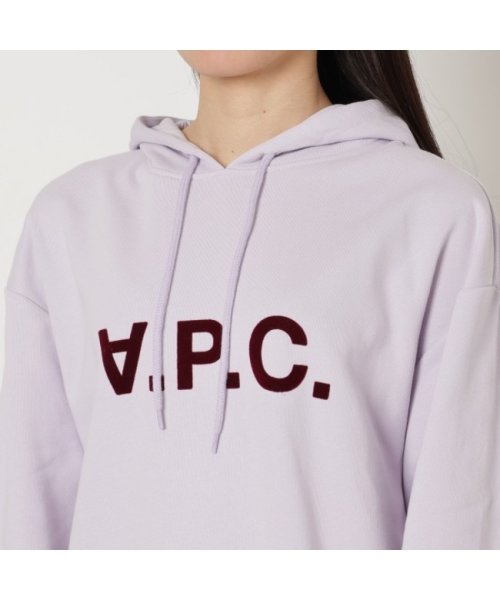 A.P.C.(アーペーセー)/アーペーセー パーカー・フーディー ミロ ロゴ パープル レディース APC H27833 COFDX HAD/img04