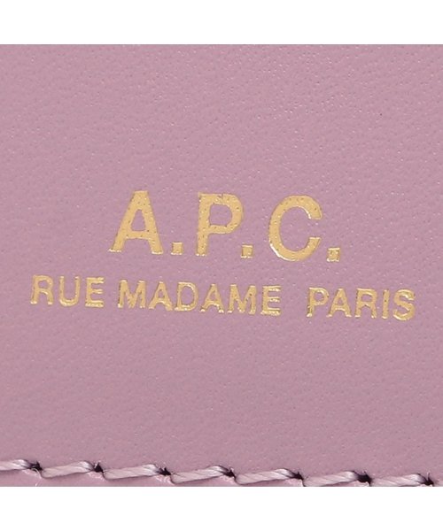 A.P.C.(アーペーセー)/アーペーセー 三つ折り財布 コンパクト財布 パープル レディース APC F63453 PXBMW HAE/img06