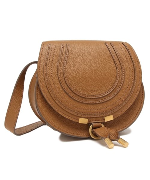 Chloe(クロエ)/クロエ ショルダーバッグ マーシー サドルバッグ ブラウン レディース CHLOE CHC22AS680I31 207 MARCIE POTTERY BROWN/img01