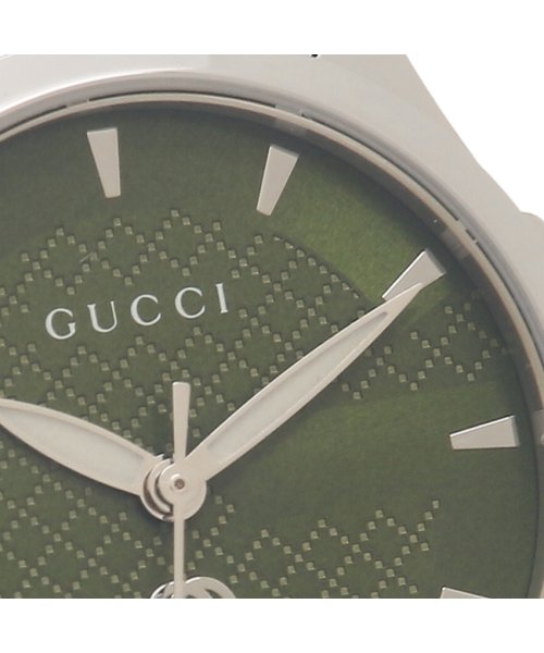 GUCCI(グッチ)/グッチ 時計 Gタイムレス クォーツ グリーン レディース GUCCI YA1265048/img08