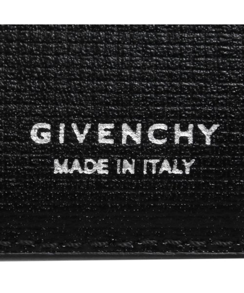 GIVENCHY(ジバンシィ)/ジバンシィ 二つ折り財布 4Gウォレット 4G ロゴ ミニ財布 ブラック レディース GIVENCHY BK6090K1T4 001 4CC BILLFOLD /img08