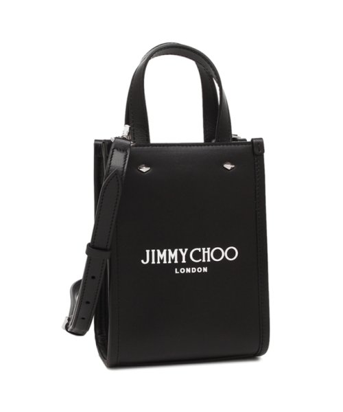 JIMMY CHOO(ジミーチュウ)/ジミーチュウ トートバッグ ショルダーバッグ 2WAY ミニ ブラック ホワイト レディース JIMMY CHOO MININSTOTE ANR/img01