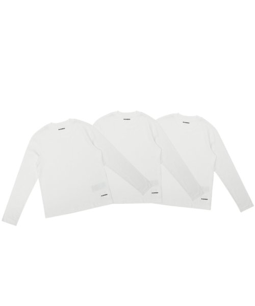 Jil Sander(ジル・サンダー)/ジルサンダー Tシャツ カットソー ジルサンダープラス パックT 3枚セット ホワイト レディース JIL SANDER J40GC0002 J45048 10/img08