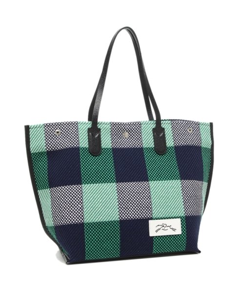 Longchamp(ロンシャン)/ロンシャン トートバッグ エッセンシャル パドック ネイビー グリーン レディース LONGCHAMP 10090 HDP H89/img01