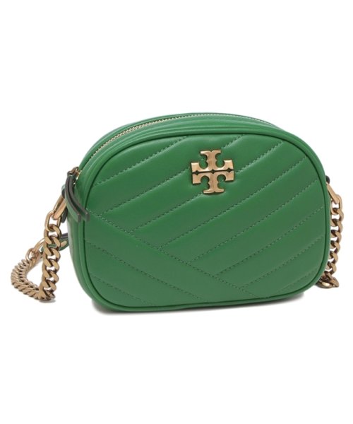 トリーバーチ ショルダーバッグ キラ カメラバッグ グリーン ゴールド レディース TORY BURCH 90450 300 TORY BURCH トリーバーチ ショルダーバッグ キラ カメラバッグ グリーン ゴールド レディース