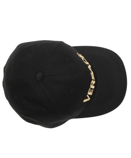 VERSACE(ヴェルサーチェ)/ヴェルサーチ 帽子 ベースボールキャップ ロゴ 刺繍 ブラック ゴールド メンズ レディース ユニセックス VERSACE 10015901A08103 2B1/img07