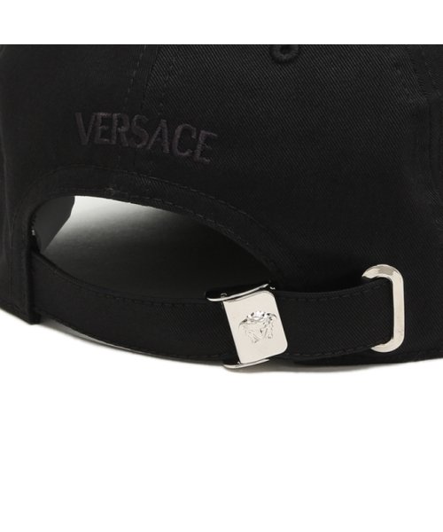 VERSACE(ヴェルサーチェ)/ヴェルサーチ 帽子 ベースボールキャップ ロゴ 刺繍 ブラック ゴールド メンズ レディース ユニセックス VERSACE 10015901A08103 2B1/img08