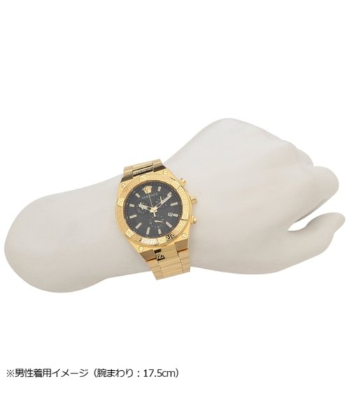 ヴェルサーチ 時計 クォーツ ブラック メンズ VERSACE VESO00922 VERSACE ヴェルサーチ 時計 クォーツ ブラック メンズ