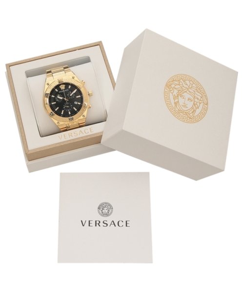 ヴェルサーチ 時計 クォーツ ブラック メンズ VERSACE VESO00922 VERSACE ヴェルサーチ 時計 クォーツ ブラック メンズ