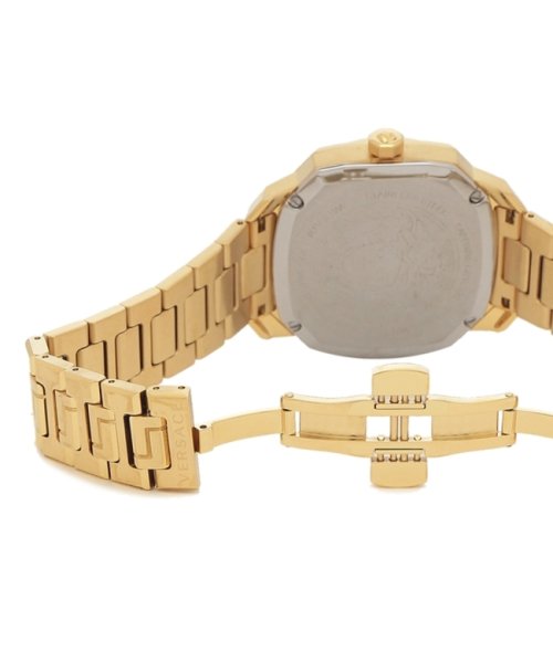 ヴェルサーチ 時計 クォーツ ブラック メンズ レディース ユニセックス VERSACE VQU050015 VERSACE ヴェルサーチ 時計 クォーツ メンズ レディース ユニセックス