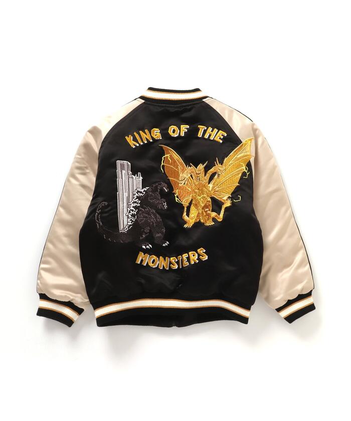 ゴジラ キングギドラ スカジャン ジャケット Lサイズ ブリーズ BREEZE スカジャン ゴジラ「キングギドラ」Lサイズ ブリーズ(BREEZE