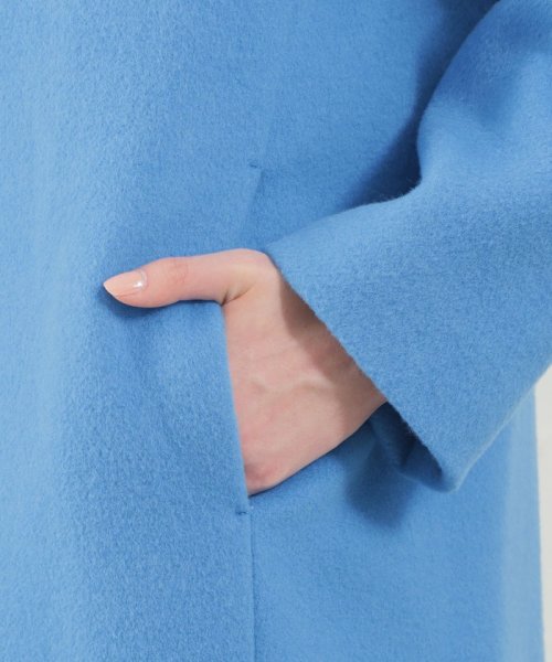 リバービーバーノーカラーコート 