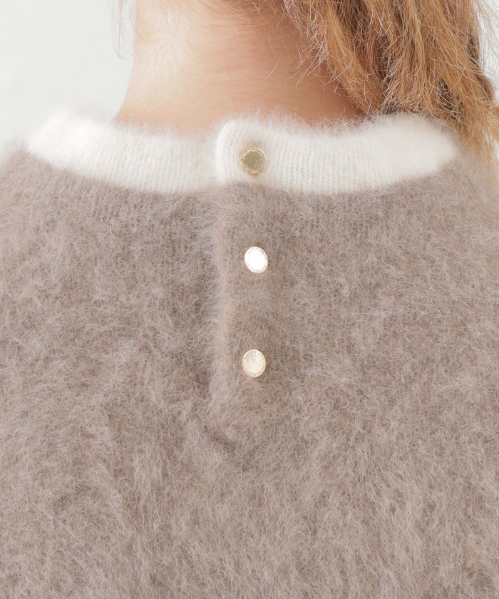 Cleric Collar Knit フォックスカシミヤ(505478554)｜阪急百貨店公式