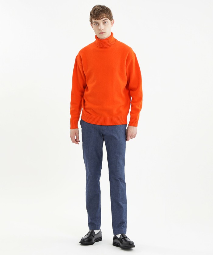 WEB&一部店舗限定】9G天竺 タートルネックニット(505572296)｜HANKYU