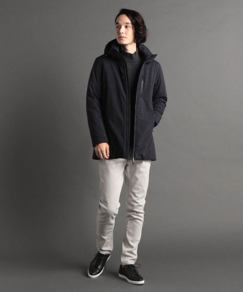 テクニカルダウン フーデッドブルゾン 