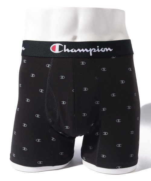 CHAMPION(チャンピオン)/Champion 総柄ブランドロゴプリントストレッチボクサーパンツ CM6EY204 父の日 プレゼント ギフト/img04