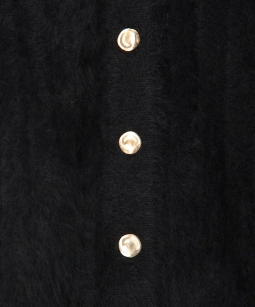 【一部WEB限定】フォックスカシミヤ Vネックカーディガン 